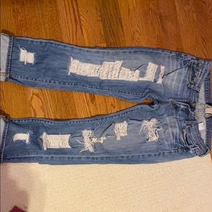 lucky brand size 6/28! ripped by hand!!